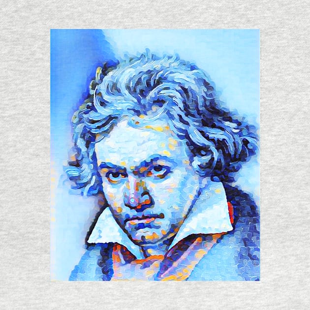 Ludwig van Beethoven Portrait | Ludwig van Beethoven Artwork | Ludwig van Beethoven Painting 14 by JustLit